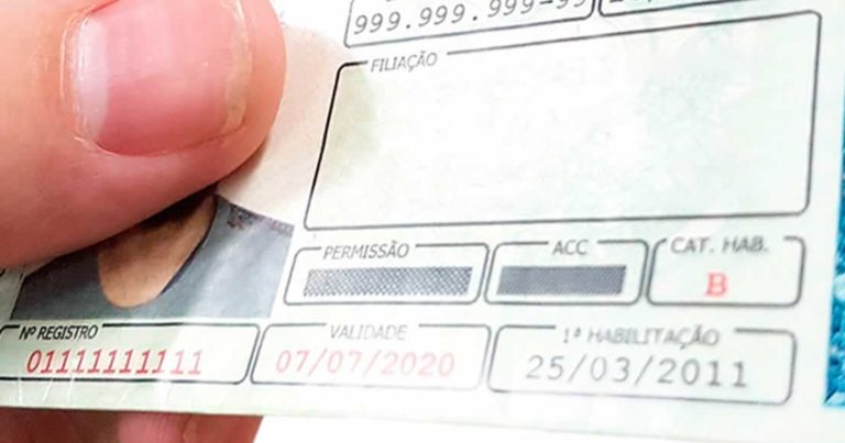 pontuação da CNH