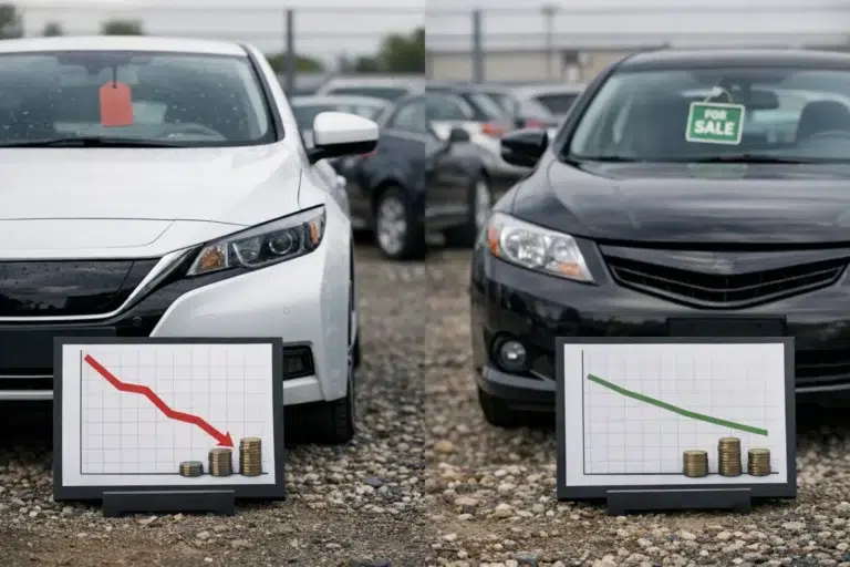 Desvalorização de elétricos vs combustão