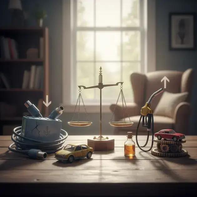 Desvalorização de elétricos vs combustão